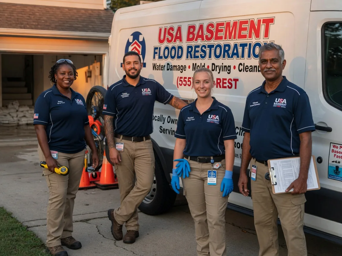 Basement Flood Cleanup company in Oakford, IL